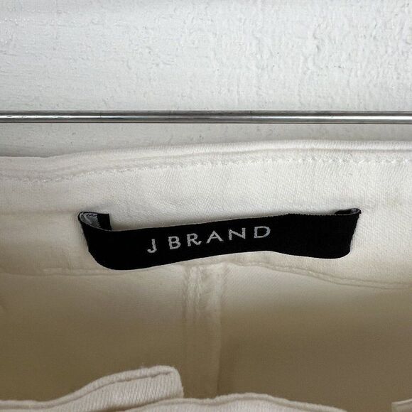 J Brand Tailored Flare Jeans 24 Womens New White Blanc High Rise Stretch - Picture 2 of 10